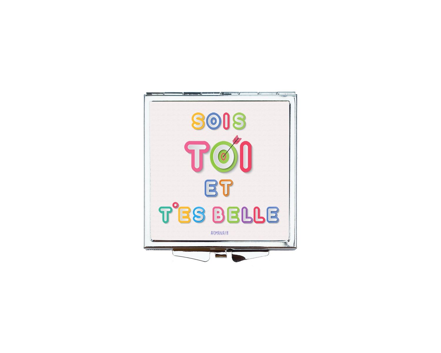 Miroir de Poche "Soit Toi et t’es Belle" – ATOMANIA ✨