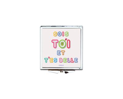Miroir de Poche "Soit Toi et t’es Belle" – ATOMANIA ✨