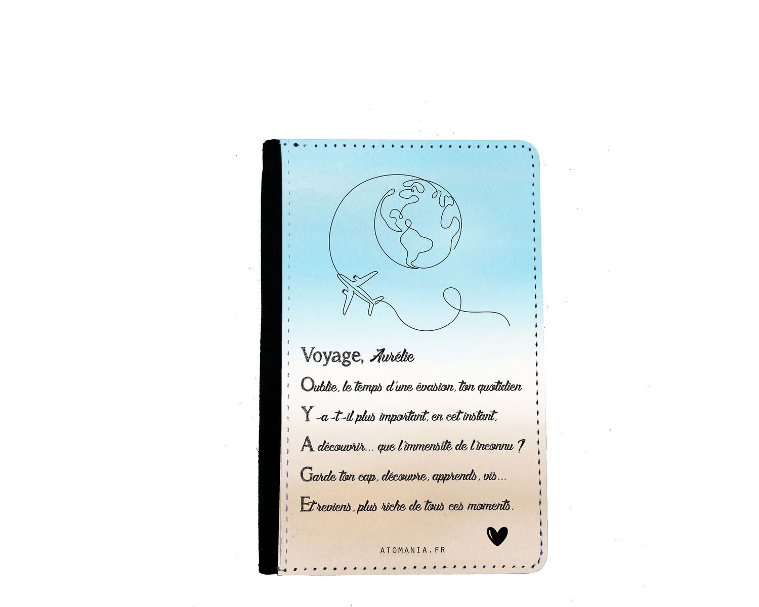 ? Étui de Passeport Voyage – Personnalisable et Inspirant pour les Aventuriers ?