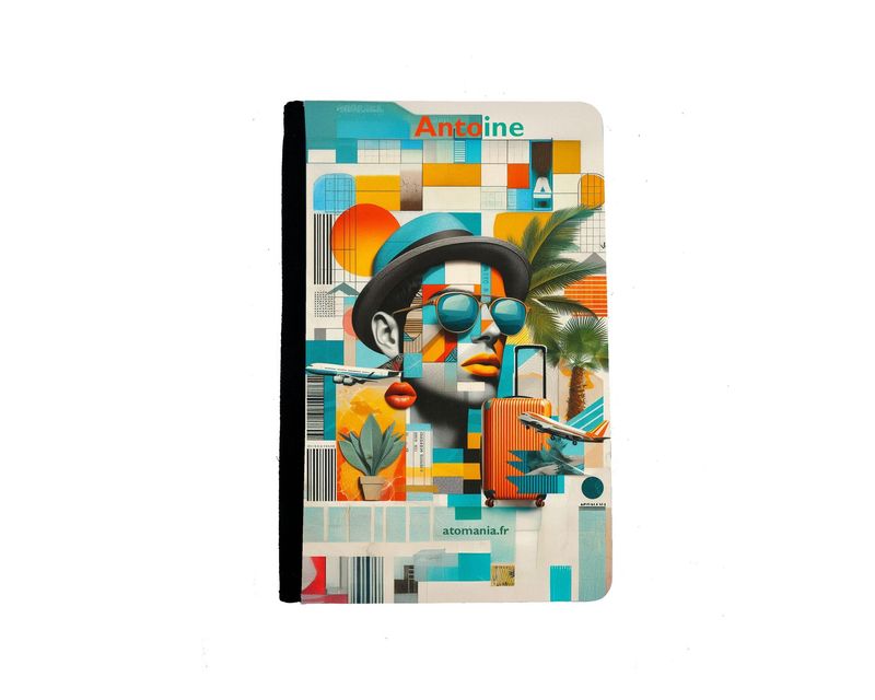 ? Étui de Passeport Personnalisable Atomania - Un Voyage au Cœur de la Couleur ?
