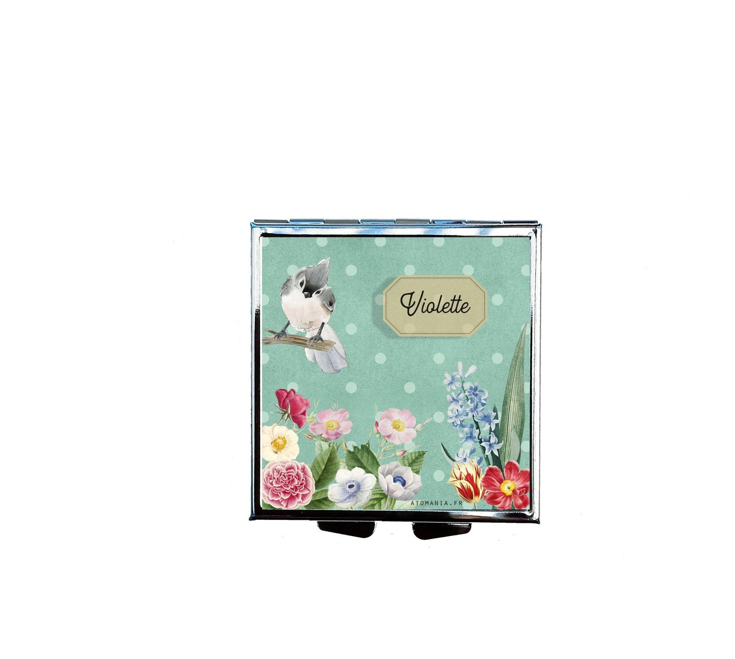 Pilulier Botanique Rétro Personnalisable – Un Souffle de Printemps dans Votre Quotidien ! ??