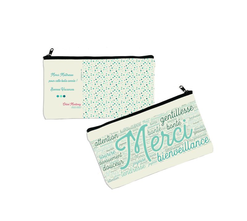 Trousse Personnalisable « Prénom & Nom » – Le Cadeau Unique pour Remercier les Enseignants ?✨