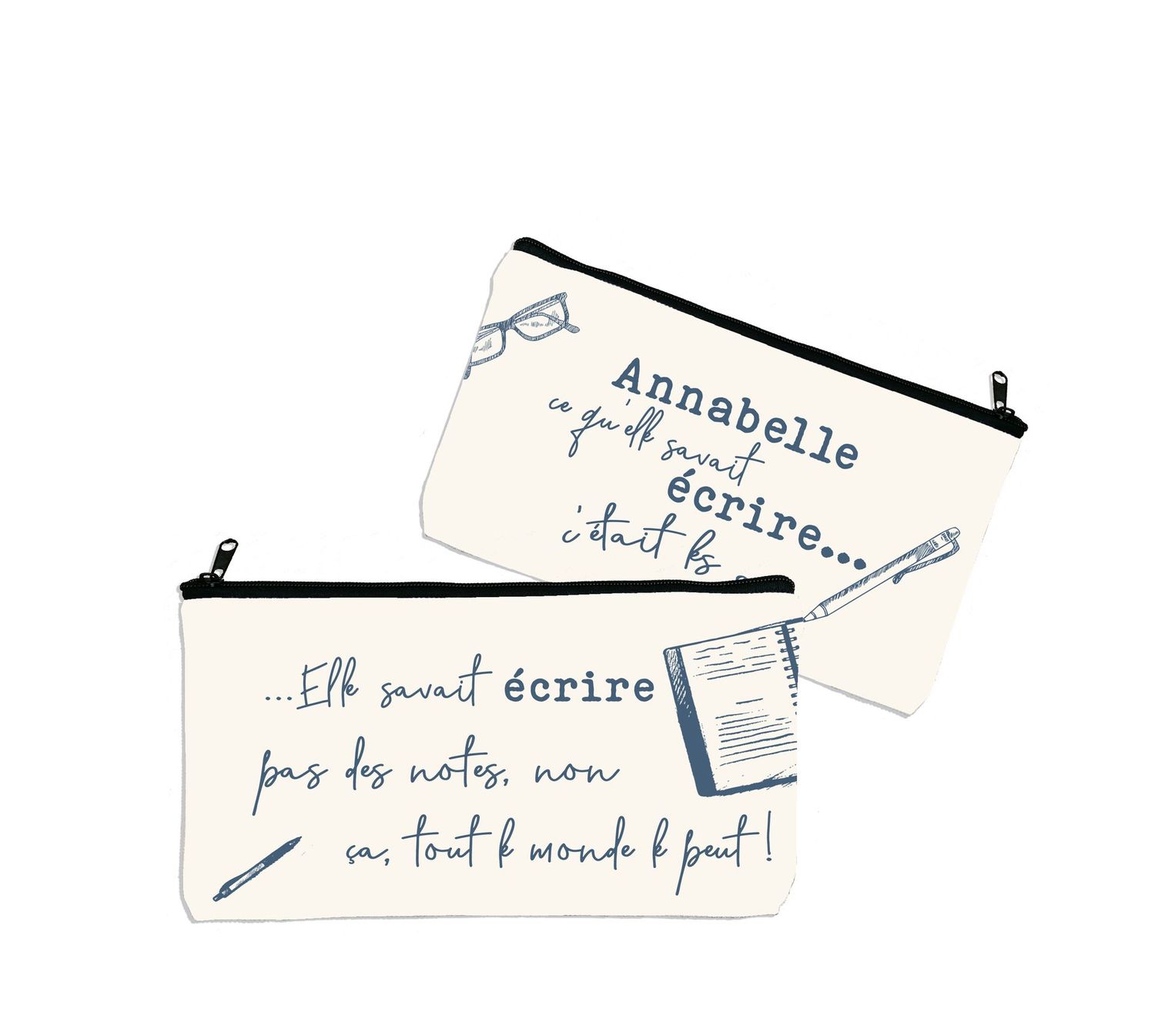 La trousse personnalisable "Elle savait écrire !" d'Atomania – Un hommage à l'art de l'écriture et aux passionnés des mots ! ✨