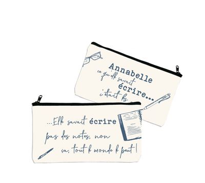 La trousse personnalisable "Elle savait écrire !" d'Atomania – Un hommage à l'art de l'écriture et aux passionnés des mots ! ✨