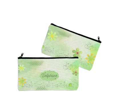 Trousse personnalisable “Le Langage des Fleurs” – Accessoire nature élégant – Cadeau artisanal fabriqué en France ?