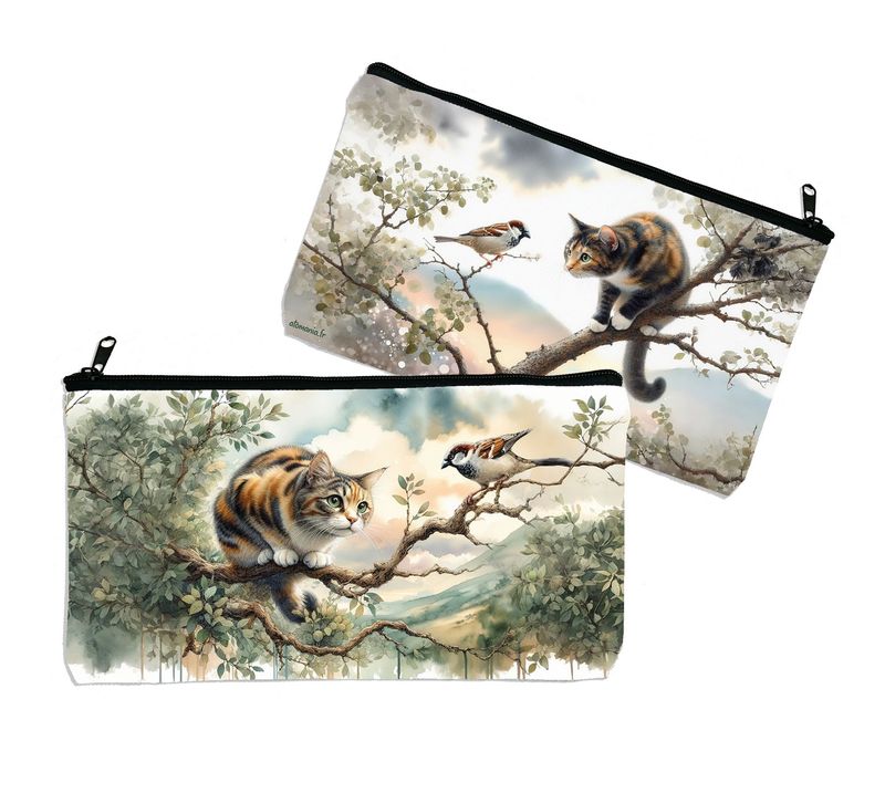 Trousse Personnalisée Le Chat Calico – Pour les Amoureux des Chats ??