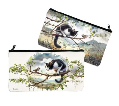 Trousse Chat Noir et Blanc – Élégance Féline et Praticité d'Atomania ?✨