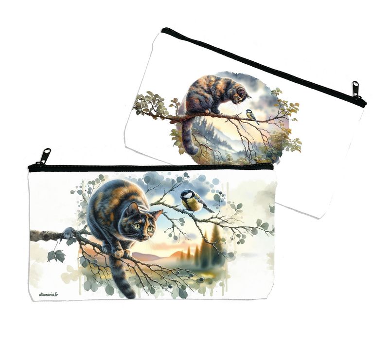 Trousse Chat Écaille de Tortue – Élégance Féline et Praticité d’Atomania ?✨