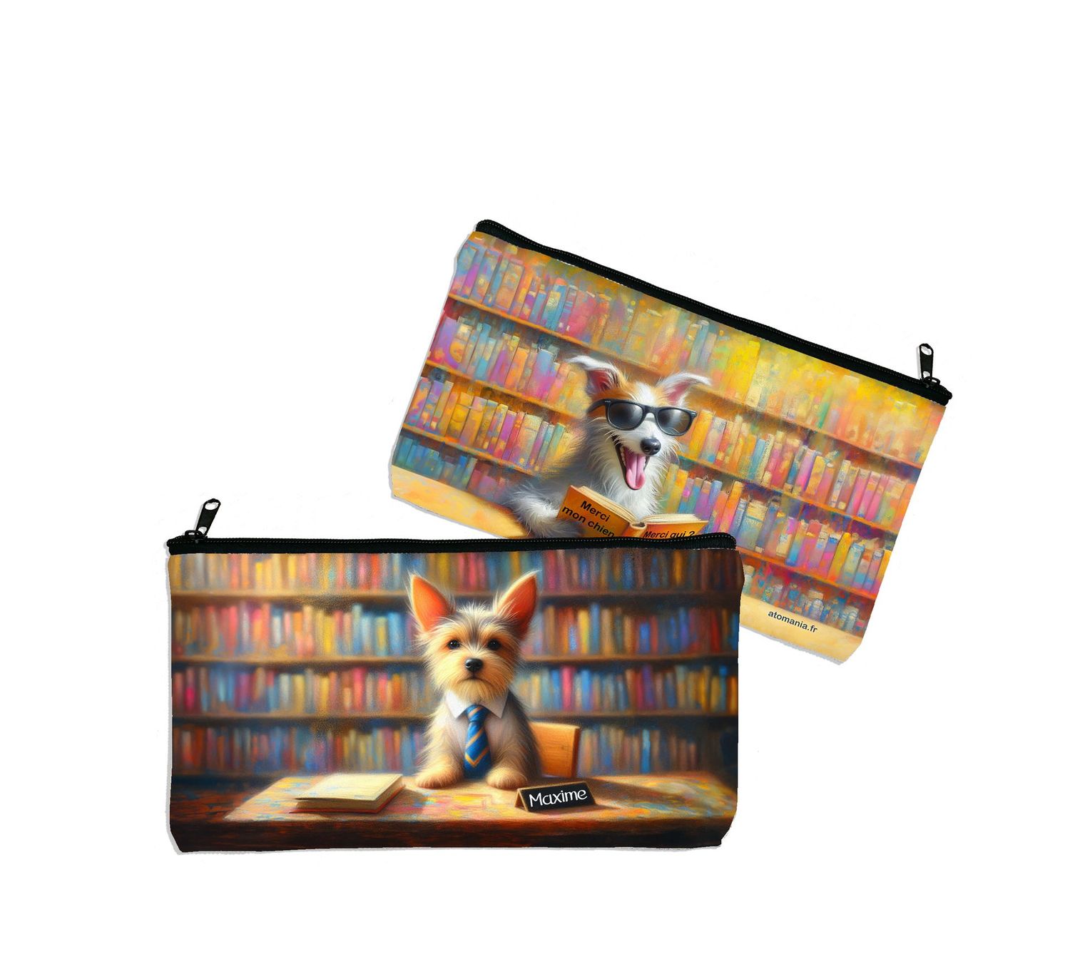 Trousse « Merci qui ? Merci mon chien » Atomania – Un Hommage Original à Nos Compagnons Canins ??