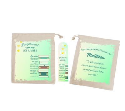 Sac à Livre Personnalisé + Marque-Page Atomania ? – Le Cadeau Idéal pour Partager une Lecture Inoubliable avec un(e) Ami(e) ?