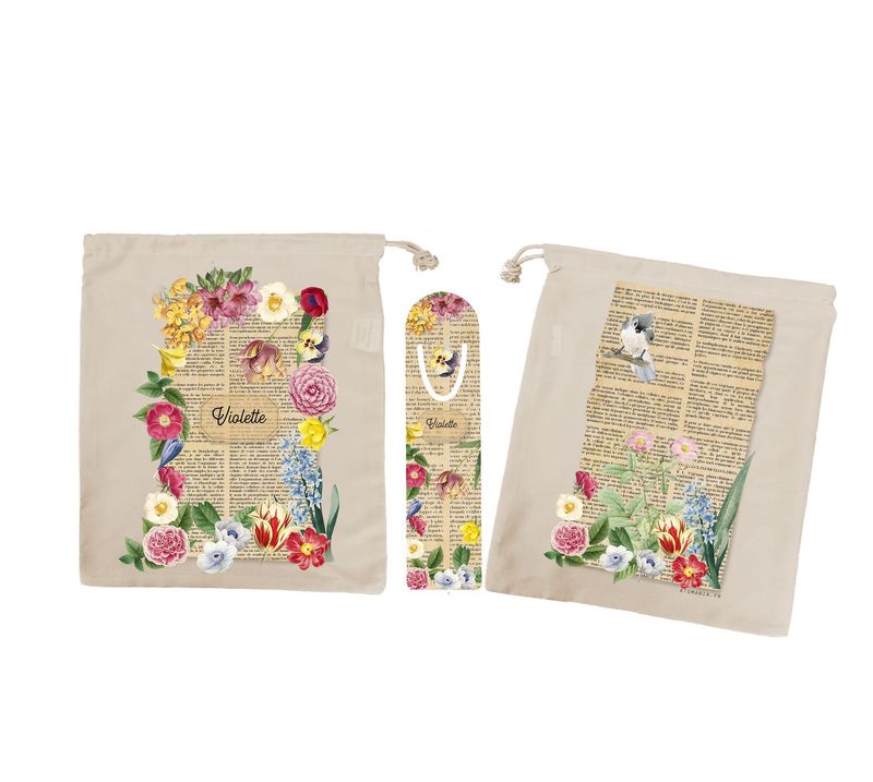 Sac à Livre & Marque-Pages Personnalisés – Le Duo Élégant pour Offrir un Livre avec Style ? | Fait Main par Atomania