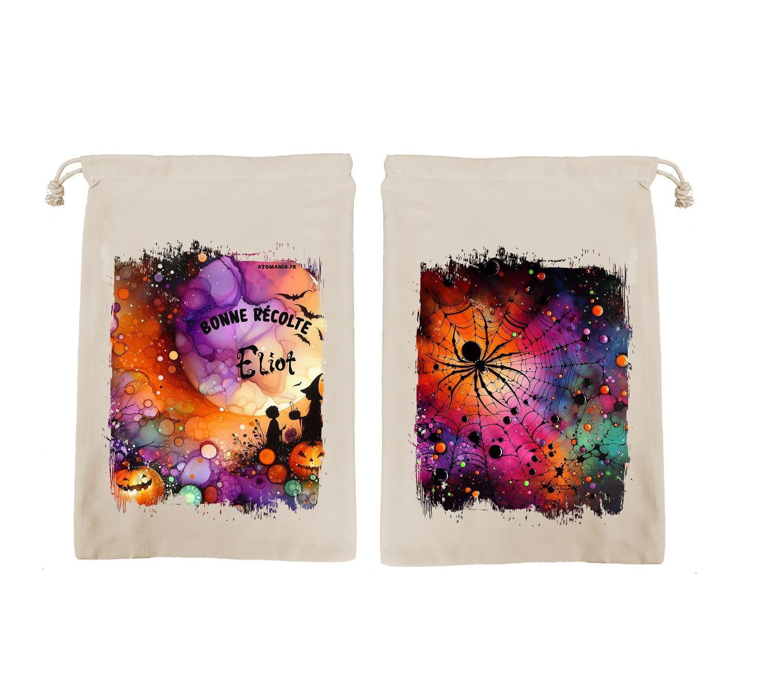 ? Sac à Vrac Halloween Personnalisé – Chasse aux Bonbons Effrayante & Magique | Atomania