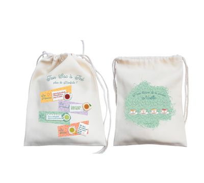 ? Sac à Thé Personnalisable – Fermeture Pratique & Fabrication Artisanale Française ??