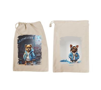 Sac Personnalisé Atomania "Mon Nounours" ?✨ – Toile Robuste & Fabrication Artisanale Française ??