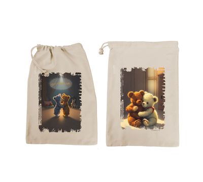 Sac personnalisé Atomania « La Tendresse des Nounours » ?? – Design Enchanteur & Polyvalent pour Enfants ?✨