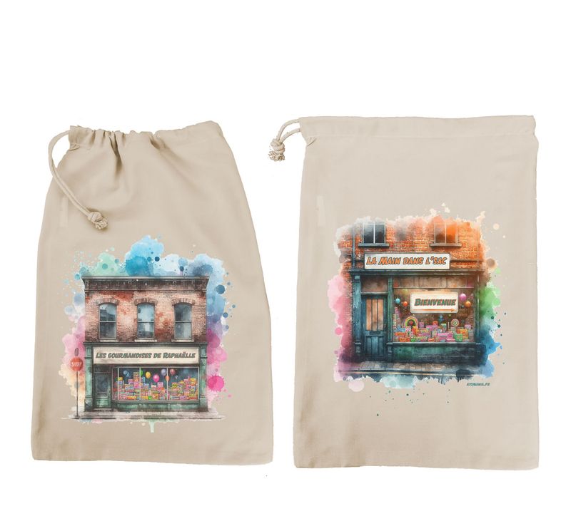 Sac personnalisable Atomania « La Main dans l'Sac » ?? – Design Poétique & Toile Robuste pour Enfants ?✨