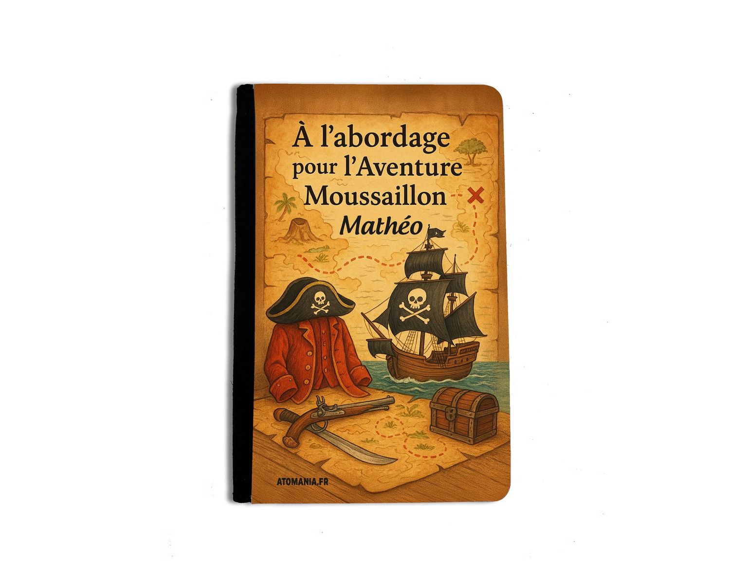 ? Étui de Passeport Personnalisable « À l’abordage pour l’Aventure Moussaillon ! » ⚓️?