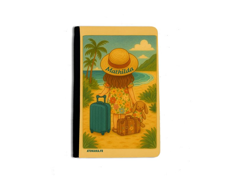 Étui de Passeport Personnalisable « Bonnes vacances » ✈️?️