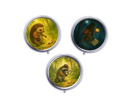 ? Lot de 3 Cendriers de Poche – Brigade Anti-Mégots ???