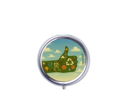 ? Porte-clés Fumeur Écolo – “Pouce levé pour la nature” ?✨