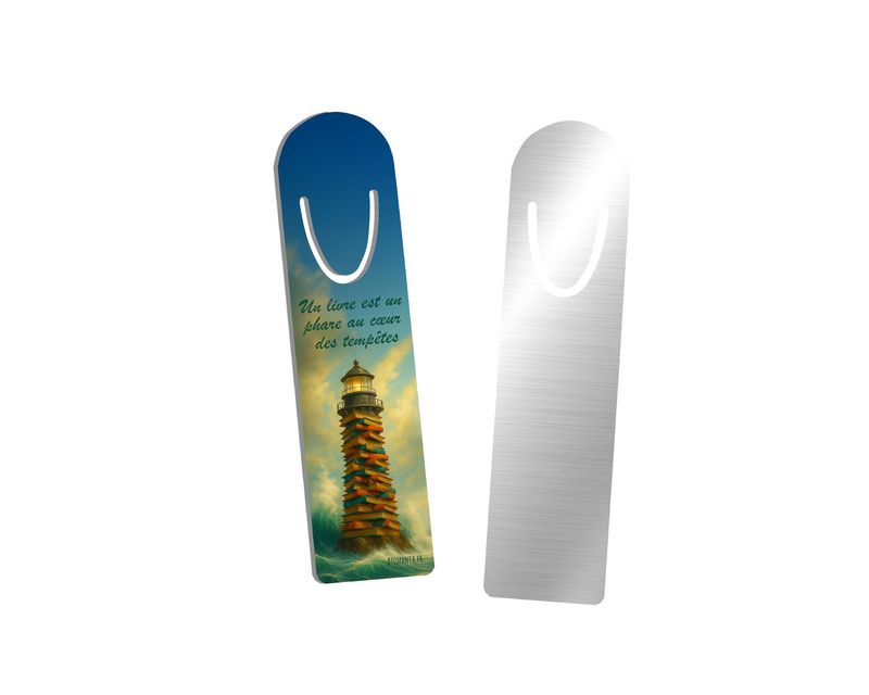 ? Marque-pages Phare de Lecture – « Un livre est un phare au cœur des tempêtes » ?️?