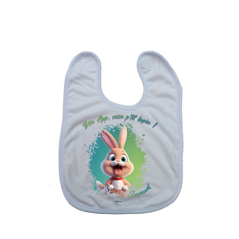 Bavoir "Mon p’tit Lapin" - Parce que Bébé a Aussi Un Appétit pour les Sourires ! ?