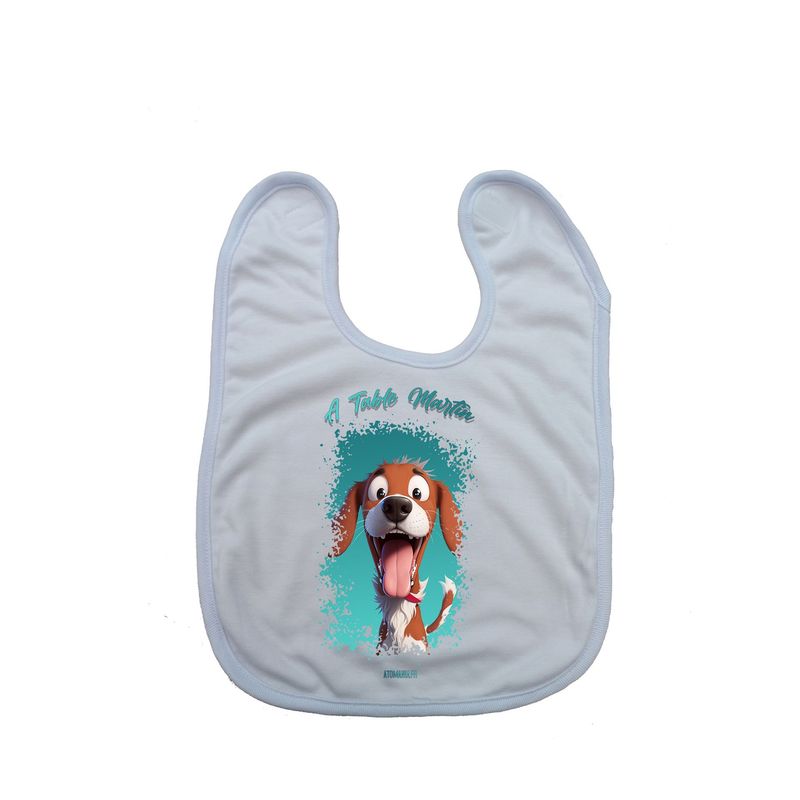Bavoir Personnalisé "A table !" – Le Chien Affamé Qui Va Faire Sourire Bébé ! ?