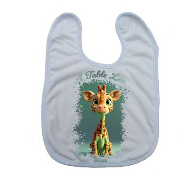 Bavoir Personnalisé "Girafe" – Un Sourire De Bébé À Chaque Repas ! ?