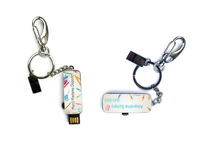 ✨ Clé USB Porte-clé « Merci » – Le cadeau parfait pour les héros de l’école ! ??