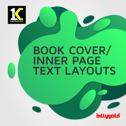 Book Cover/Inner Text Layout Design for Publishers