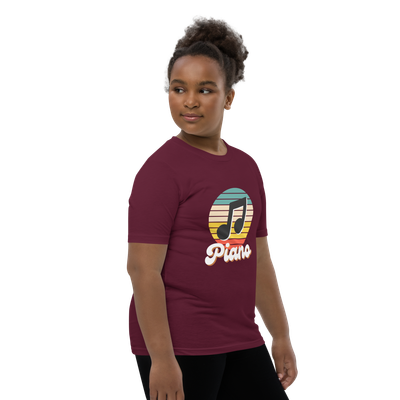 Retro Piano Kids Short Sleeve T-Shirt Retro Piano Kids Short Sleeve T-Shirt