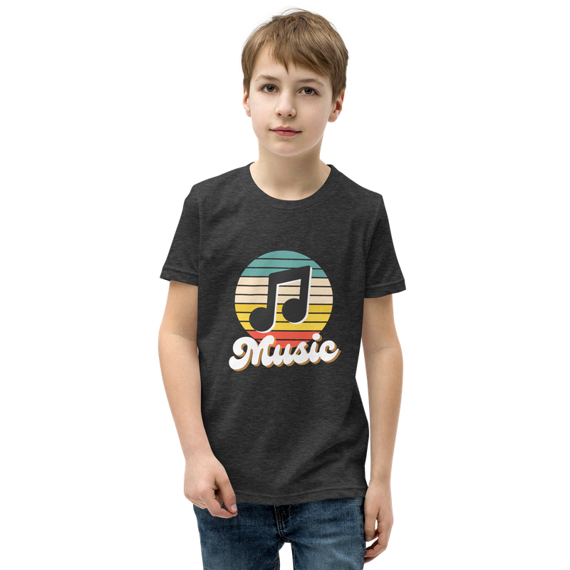 Retro Music Kid&#39;s Short Sleeve T-Shirt