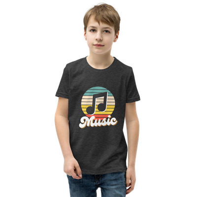 Retro Music Kid&#39;s Short Sleeve T-Shirt