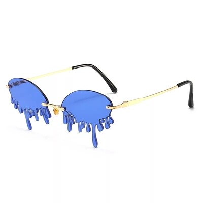 Colored drip sunglasses