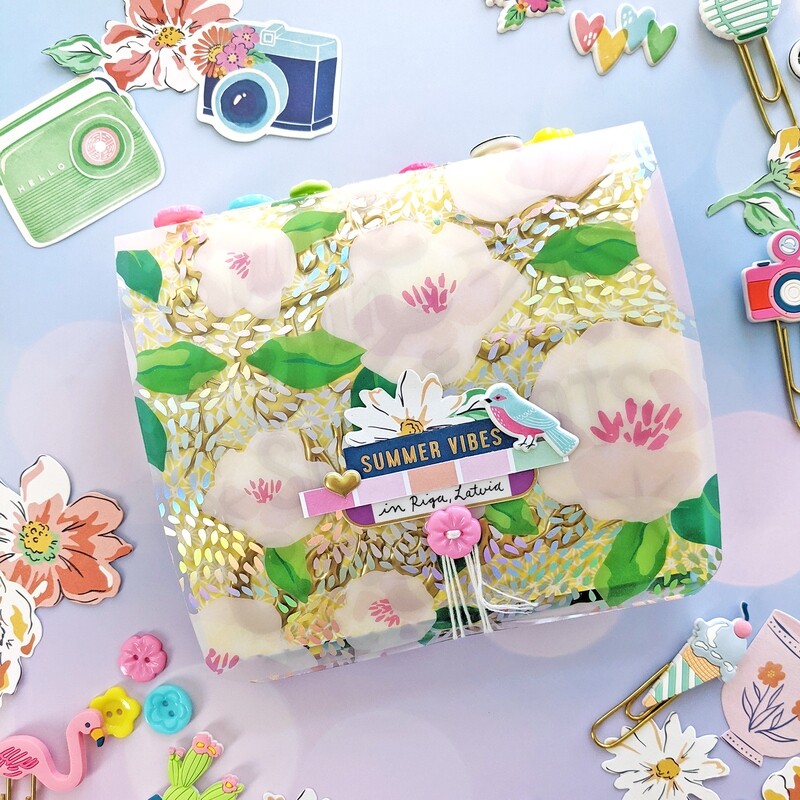 Mini Album Virtual Class: Double Saddle Stitch