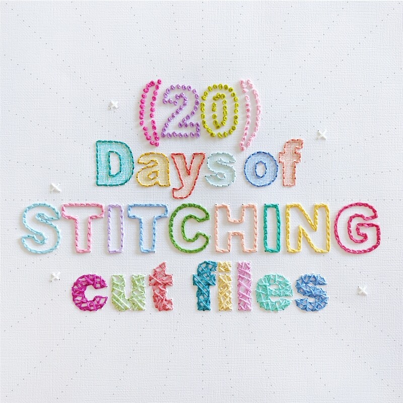 20 Cut Files for Stitching