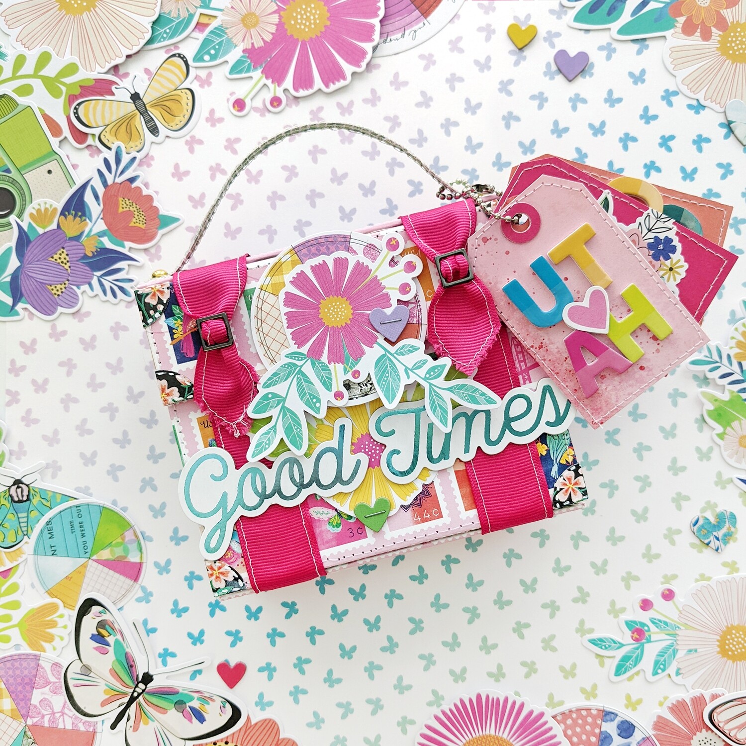 Mini Album Virtual Class: Suitcase