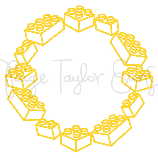 Brick Wreath Digital Cut File