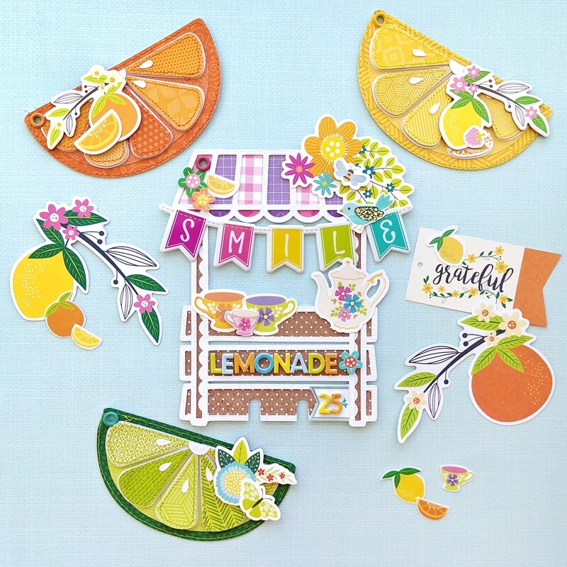 Lemonade Stand and Slice Digital Cut File