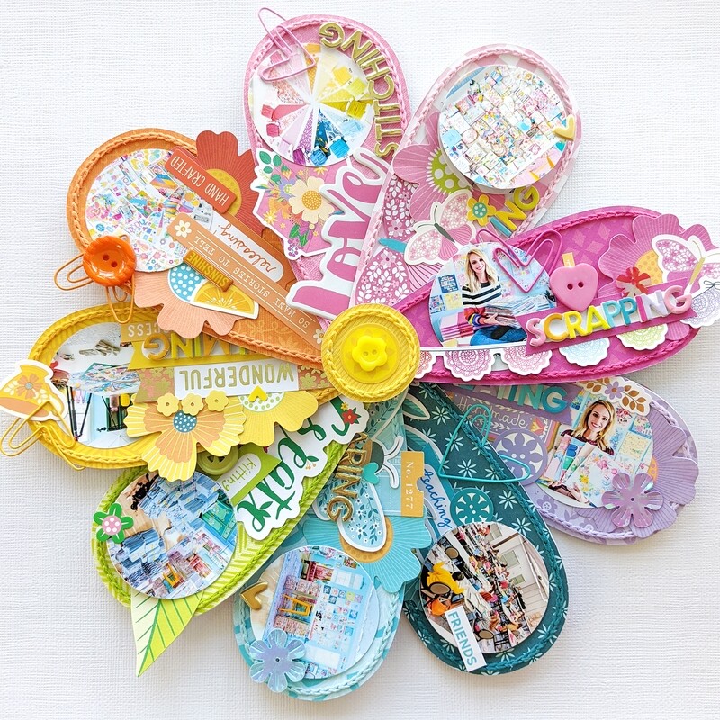 Mini Album Virtual Class: Flower-Shaped
