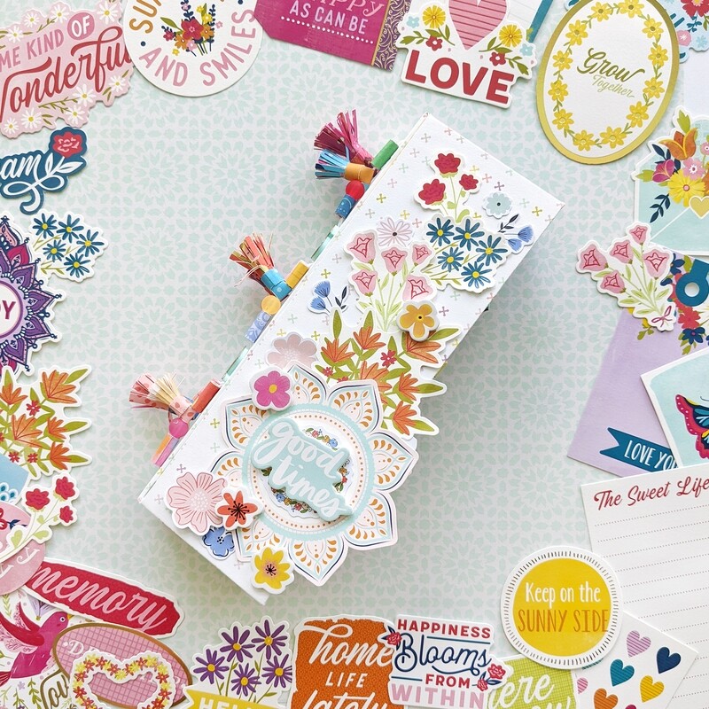 Mini Album Virtual Class: 2x2x3 Saddle Stitch