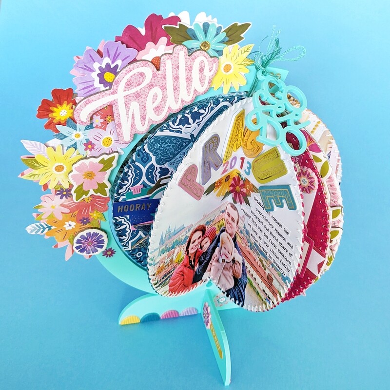 Mini Album Virtual Class: 3D Globe