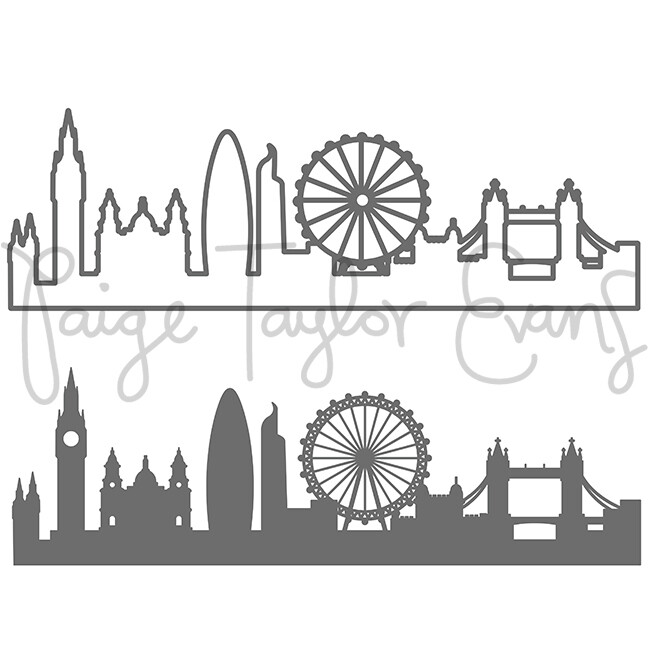 London Skyline Digital Cut File