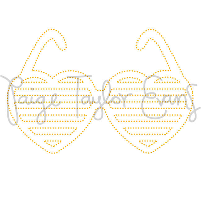 Sunglasses for Stitching Digital Cut File