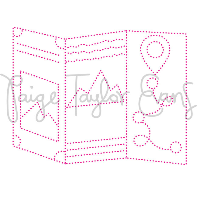 Map for Stitching Digital Cut File