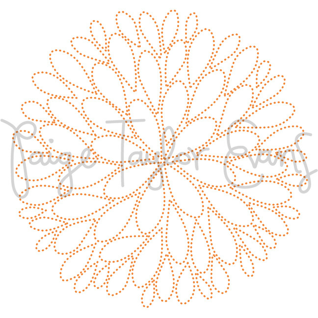 Marigold for Stitching Digital Cut File