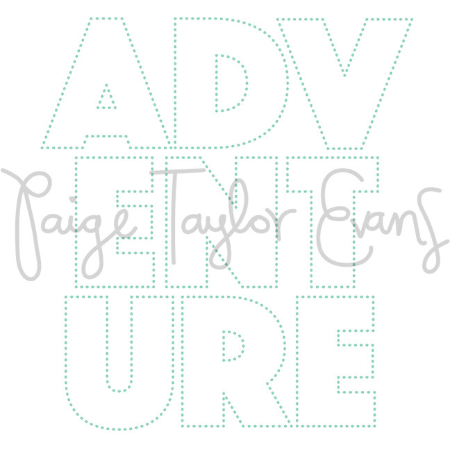 Adventure for Stitching Digital Cut File