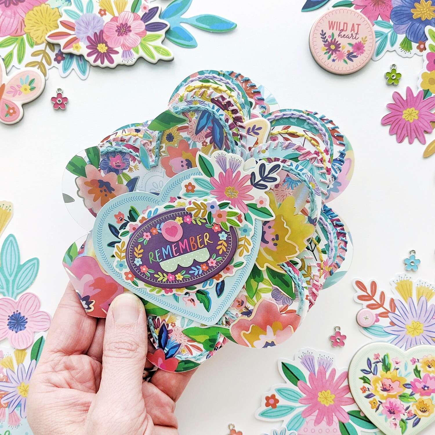 Mini Album Virtual Class: Acetate Flower Shaped