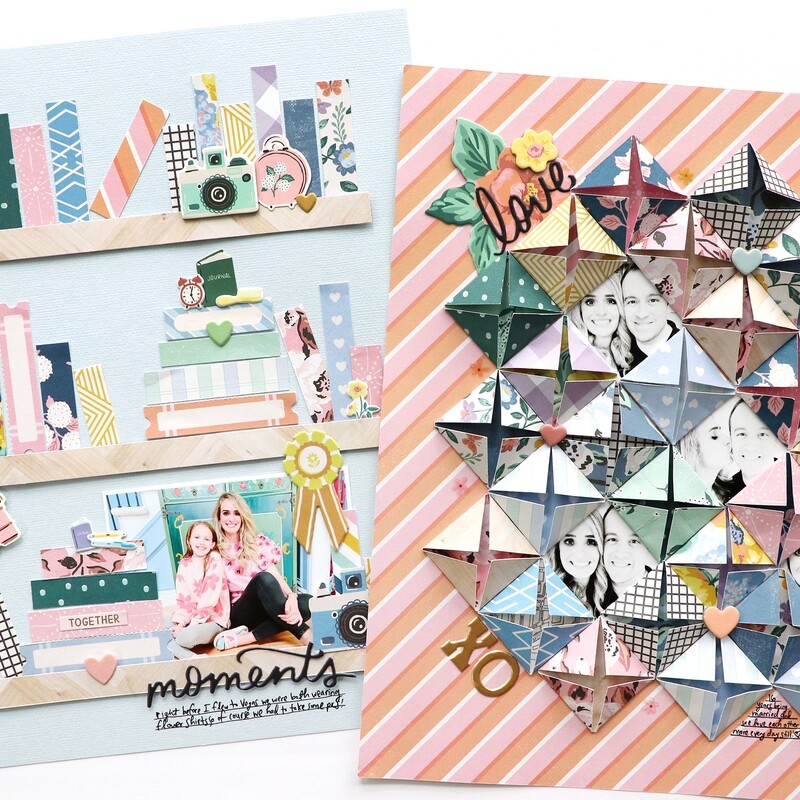 Layouts Virtual Class: Bookshelf &amp; Folded Squares