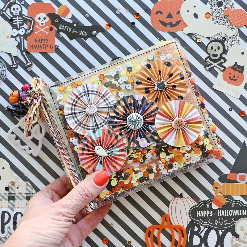 Halloween 4x4 Mini Album Virtual Class